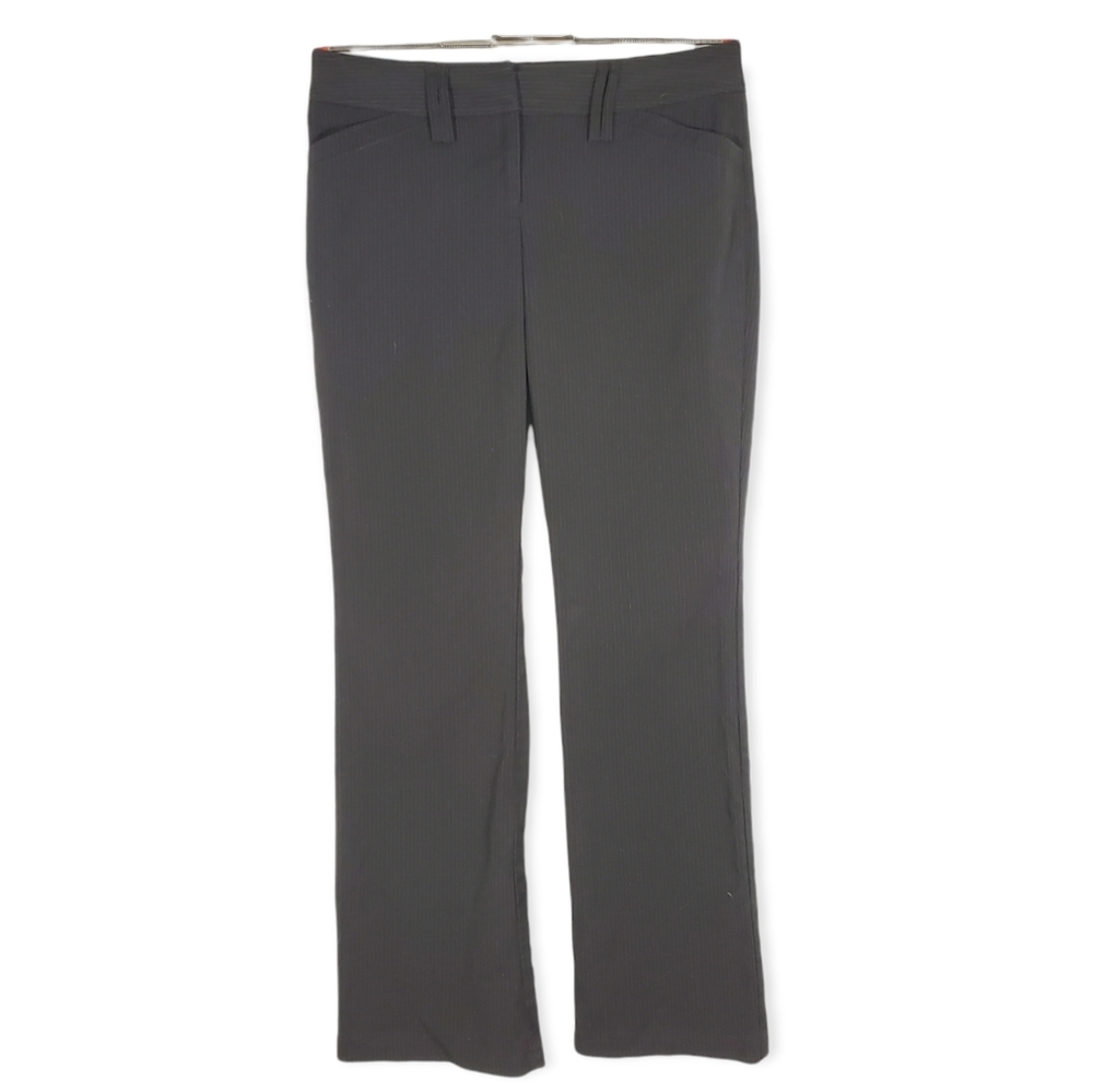 TRACY EVANS Black Pin Stripe Dress Pants Size 7